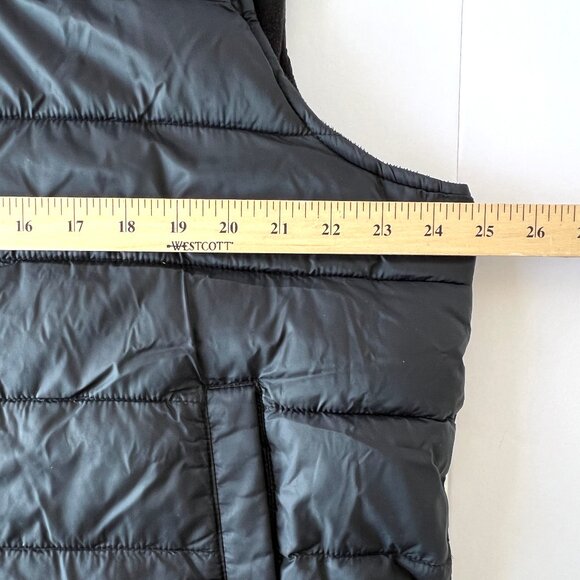 Men's Puffer Vest, G.H. Bass & Co., Black, Zip up, Fleece Lined, XL, EC! - Picture 10 of 15